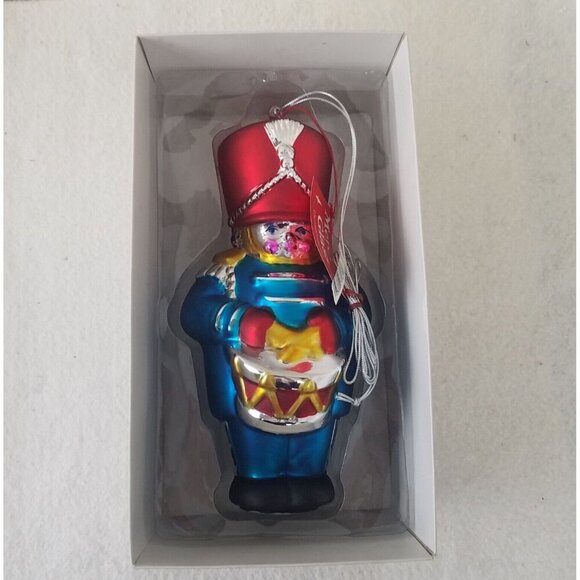 Department 56 Vintage Mercury Glass Large Toy Solider Handblown Ornament - Picture 13 of 16